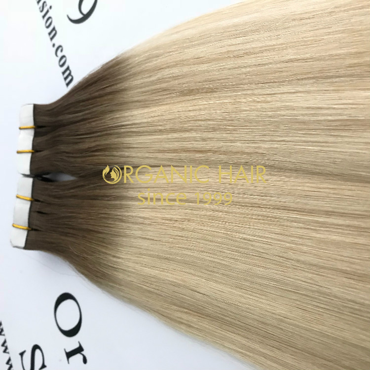 How to recognize the good quality and bad quality tape in hair extension GT29